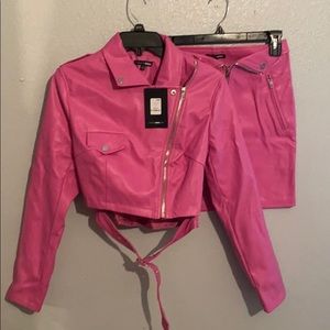 Moto skirt set from Fashion Nova